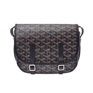 Goyard Belvedere Black Leather Shoulder Bag